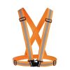 ANSI Class 2 Reflective Safety Vest Waterproof Polyester for Night Running and Biking Custom Logo Adjustable Straps 01