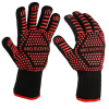 Cotton Aramid Non Slip Long Cuff Fireproof Heat Resistant BBQ Oven Mitts 01