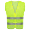 Custom Large Size Breathable Waterproof High Visibility Reflective ANSI Class 1 Safety Vests with Custom Logo 01