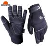 Doppellagige, abriebfeste, rutschfeste, wasserdichte, touchscreen-geeignete, kältebeständige Winterhandschuhe mit PVC-Verstärkung (Patch 01)