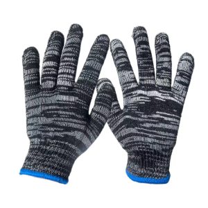 Emboson 10 Gauge Mix Colored Anti-Slip Anti-Heat Safety Work Gloves Cotton Knitted Thick Thread