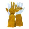 Emboson Cowhide Sheepskin Safety Gloves High Temperature Tear Resistant Customizable Welding Work 01