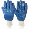 Emboson Nitrile Coated Safety Gloves Full Hand Wear Resistant Anti Slip Waterproof Abrasion Resistant Anti Heat 01