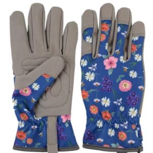 Emboson SG008 Anti-Locking Breathable Leather Palm Garden Gloves Touch Screen Anti-Slip Elastic Knit Cuff