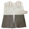 Emboson WG014 Oil Resistant Leather Safety Gloves Long Cuff Heat Resistant 01