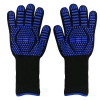 Factory Direct Non Slip Silicone Heat Resistant Long Cuff BBQ Oven Mitts 01