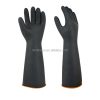 Factory Supply Black Latex Glove Long Sleeve Waterproof Industrial Work Household Cleaning Chemical Gloves 01