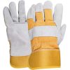 Heavy Duty Full Fleece Lining Cowhide Work Glove Anti Slip Abrasive Resistance Leather 01