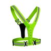 Chaleco reflectante LED de alta elasticidad para seguridad, ideal para correr de noche, ciclismo y actividades al aire libre 01