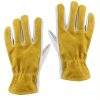 High Quality Cow Leather Anti Abrasion Customizable Work Gloves for Industrial Construction Welding Driving Safety 01