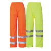 High Visibility Waterproof Rain Trousers Reflective Safety Workwear Pants 01