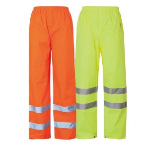 Hochsichtbare, wasserdichte Regenhose, reflektierende Sicherheitsarbeitshose
