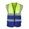 Hochsichtbare, reflektierende Sicherheitsweste aus 100 % Polyester – atmungsaktiv, mit anpassbarem Logo (Großhandel) 01