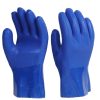 Industrial Safety Gloves Wear Resistant Waterproof Oil Resistant Seamless PVC Dipping EMBOSON V004 Customizable 01