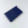 Leather Golf Score Card Holder Stamped Logo Enamel Ball Marker 01