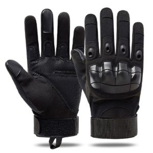 New Arrival Protection Shell Knuckle Mesh Fabric Back Grip Anti Slip Wear Resistance Tactic Gloves