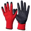 Non Slip Wrinkle Latex Coated Palm Nylon Knit Inner Dipping Gloves 01