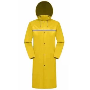 Oxford Lange Regenjacke, wasserdicht, Outdoor-Notfall-Regenmantel, Herren Damen, wasserdicht