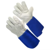 Soft Long Sheepskin Palm Safety Gloves Cowhide Cuff Wear Resistant Anti Hot Welding 01