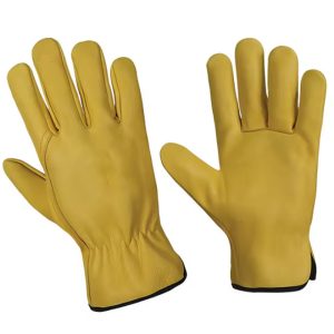 Unisex Waterproof Windproof Genuine Sheep Leather Gloves Outdoor Driving Cycling Fishing