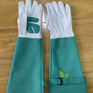 Waterproof Sheepskin Garden Gloves Long Cuff Non-slip Shock Absorbent Anti-Cut