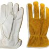 Wholesale Wear Resistant Soft Cowhide Working Gloves Motorcycles Tear Resistant Leather Forklift Driver Gloves 01