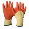 Wrinkle Latex Half Coated Safety Gloves Abrasion Resistant Knitted Cuff 01